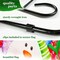 G128 Combo Pack Garden Flag Stand Black 36x16IN & Garden Flag Happy Easter Bunny Tulips Printed 12x18IN Double Sided Yard Garden Lawn Decoration